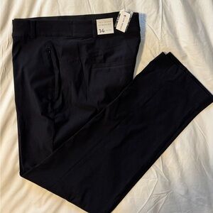 Lane Bryant The 4 Season Straight Mid-Rise Black Pant